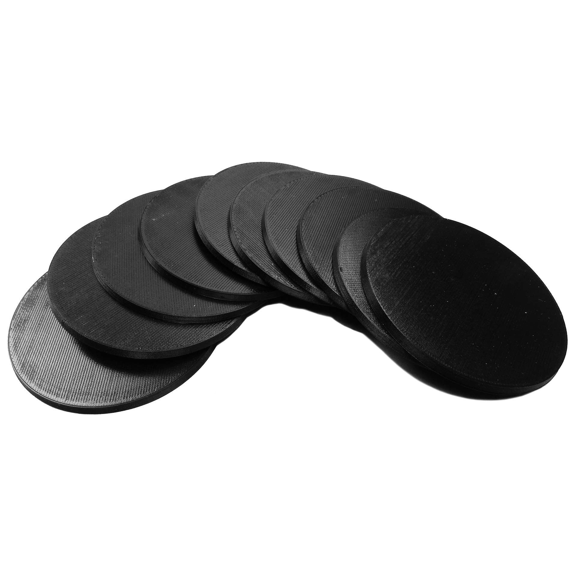 EnderToys3 Inch Circular Bases (10x), Accessories for Tabletop 28mm Miniatures Wargame, 3D Printed and Paintable