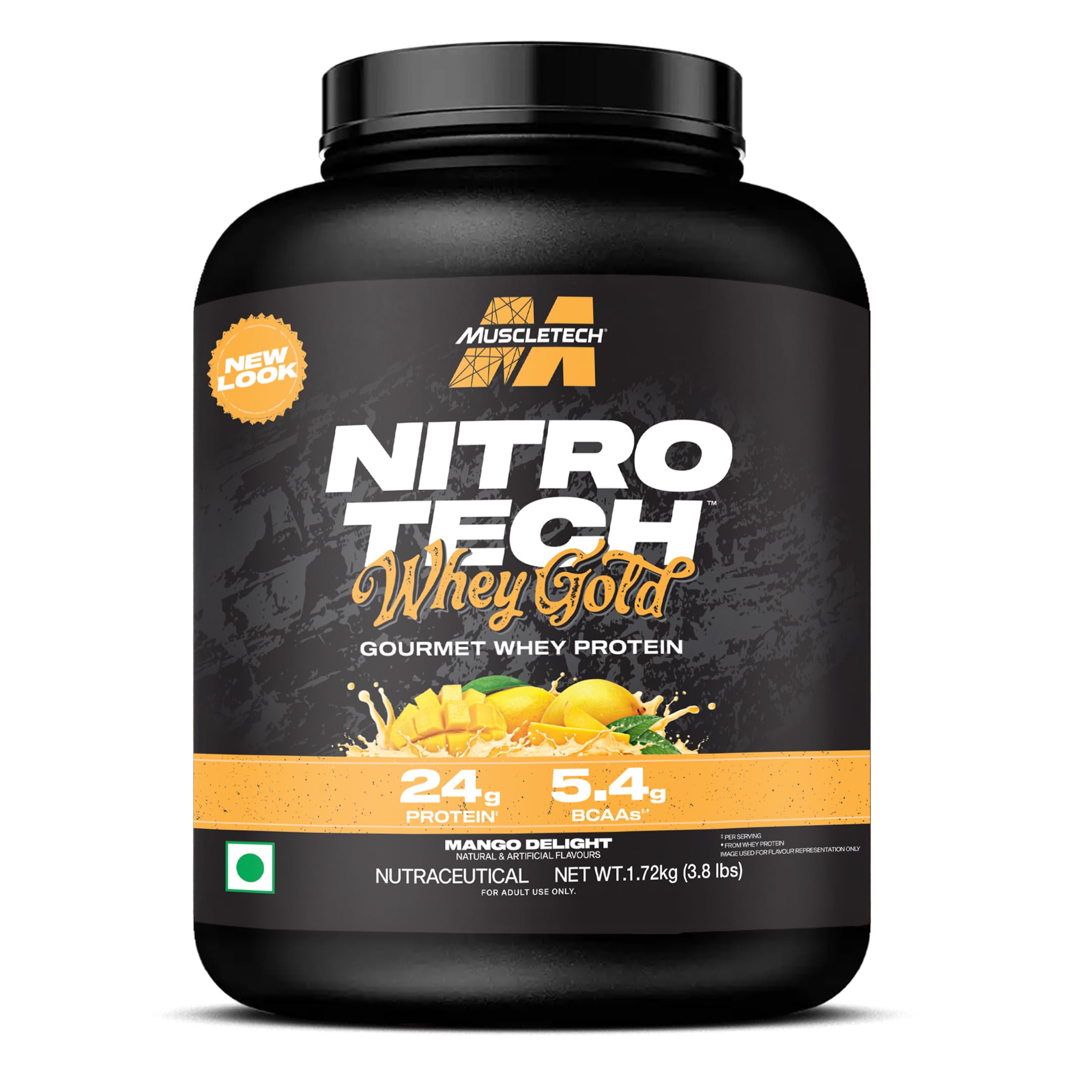 MuscleTech Nitro-Tech Whey Gold Protein Powder | 24 g Protein & 5.4 g BCAAs Per Serving | Supports Lean Muscle & Faster Recovery | Double Rich Chocolate | 450 g — Amazon image 5