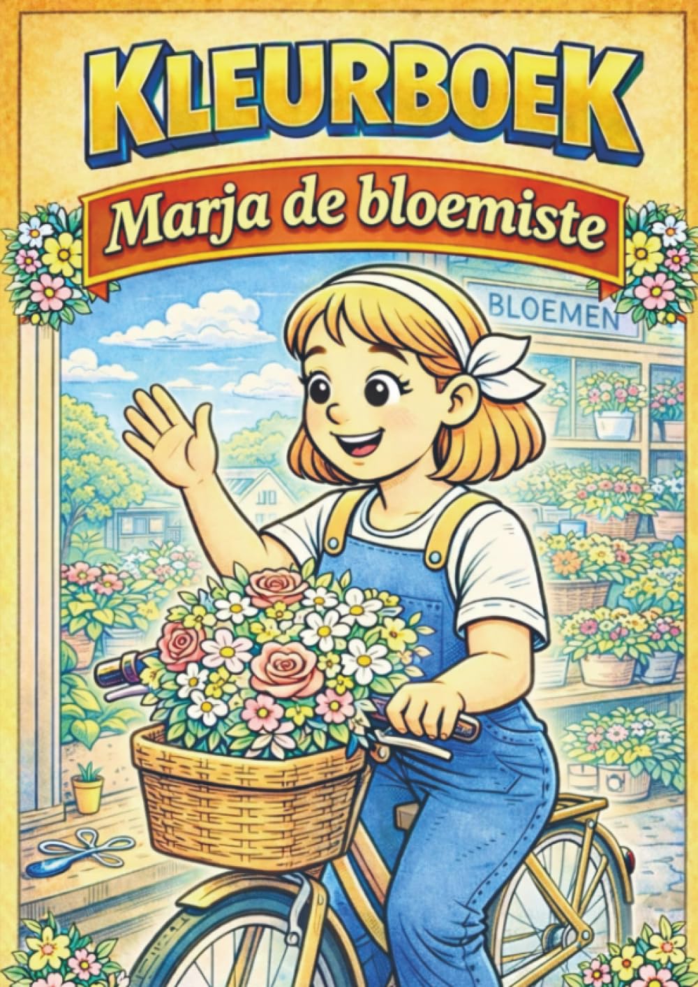 Kleurboek, Marja de bloemiste: Wickie und die starken Männer