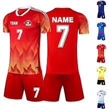 LAIFU Custom Kids Adult Soccer Jersey with Personalized Name Team Name Number Logo Soccer Sets