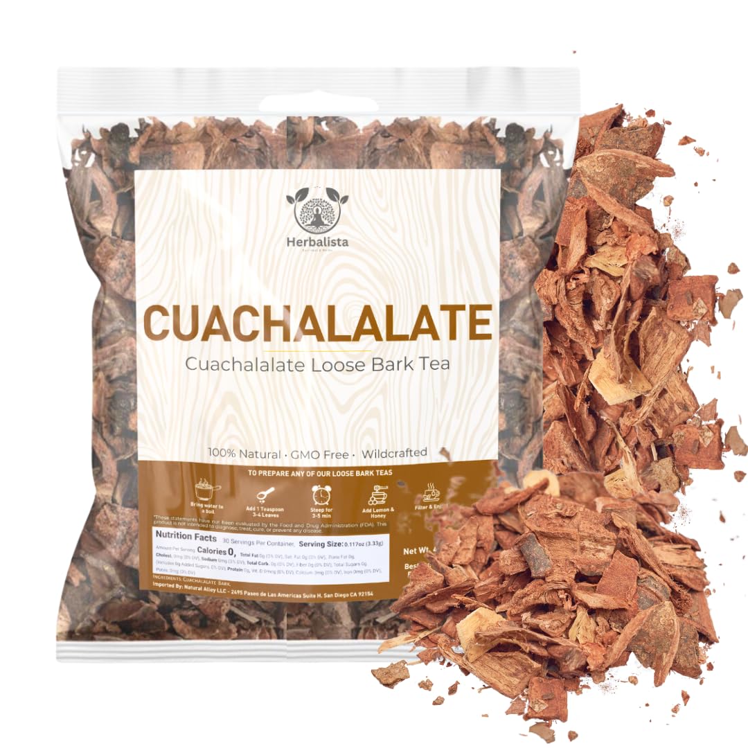 Herbalista - Cuachalalate Bark Herbal Tea - uliana Adstringens - Mexican Cuachalala Tea | 100% All-Natural Loose Leaf | Non-GMO Mexican Herbal Tea Handcrafted by Nature (4oz (114g)) - Image 2