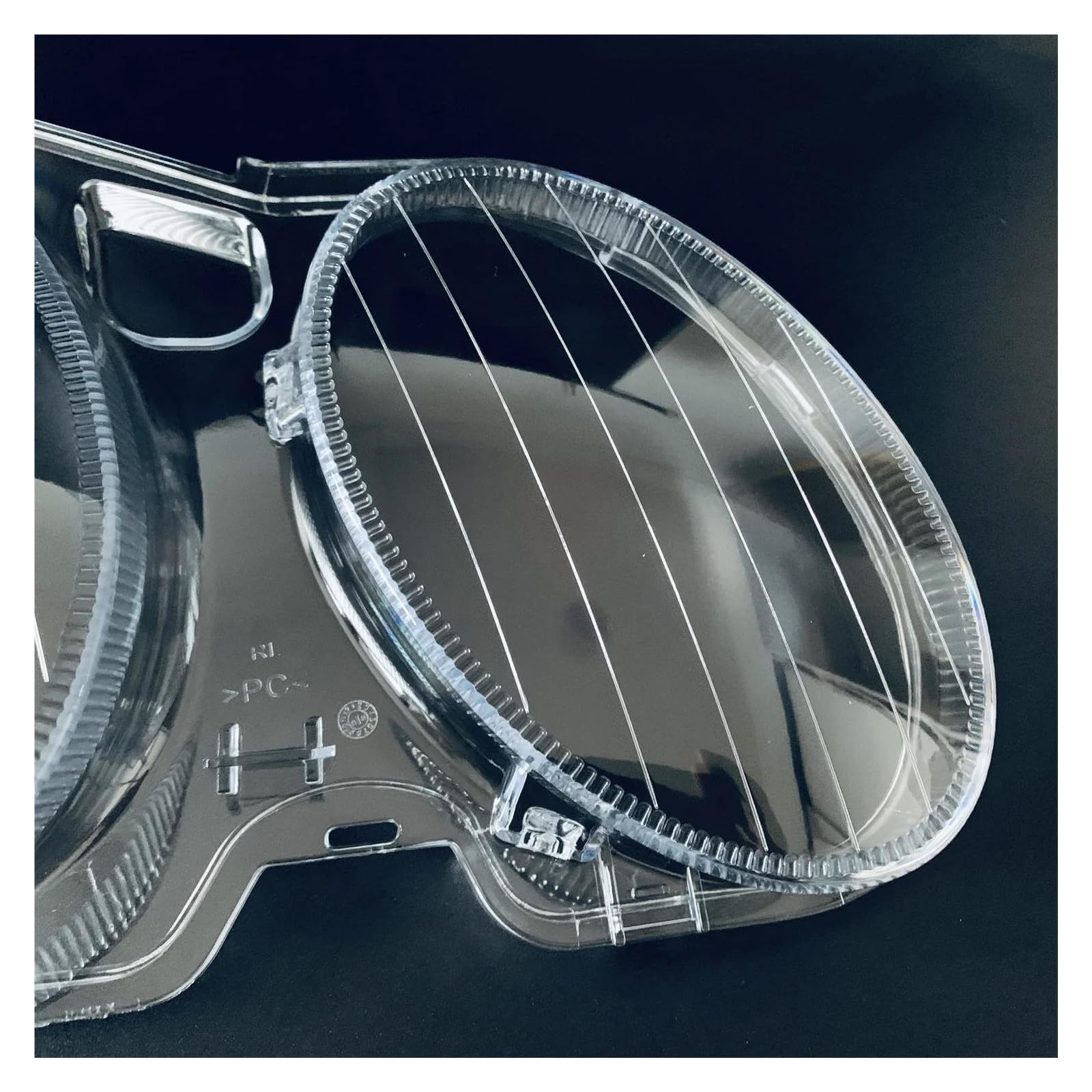 Copriobiettivo Coprilente Per Fari Anteriori Auto Per Mercedes Per Benz Classe E W211 E240 E200 E350 E280 E300 2002-2008 Paralume Trasparente Copri Faro Anteriore Auto(sinistra e destra)