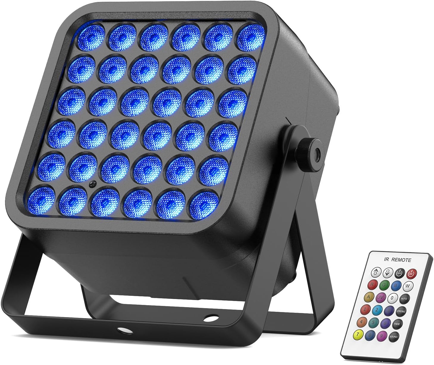 54W RGBWA UV LED Par reflektor celkový pohľad