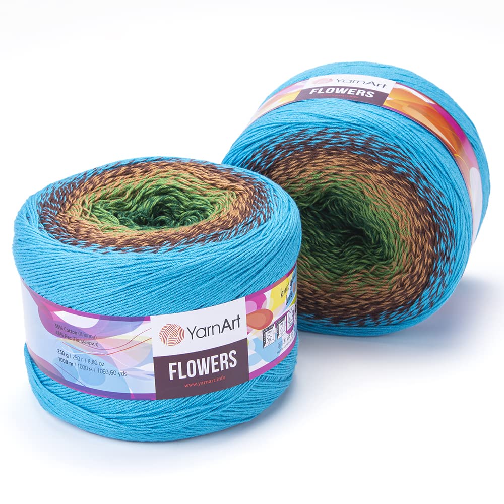 アートヤーン Amazon | ヤーン アート フラワー 55% コットン 45% アクリル