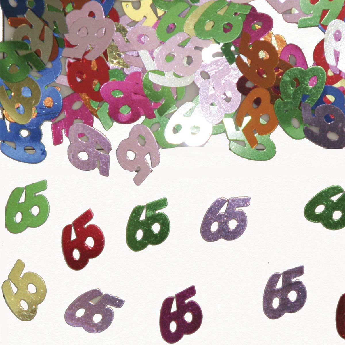 Folat - Party Confetti Number 65 - Multi colors