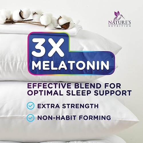 Miniatura 6 de Gomitas de melatonina para dormir, extra fuerte, 12 mg de melatonina, suplemento dietético de apoyo para dormir de melatonina natural, suplemento