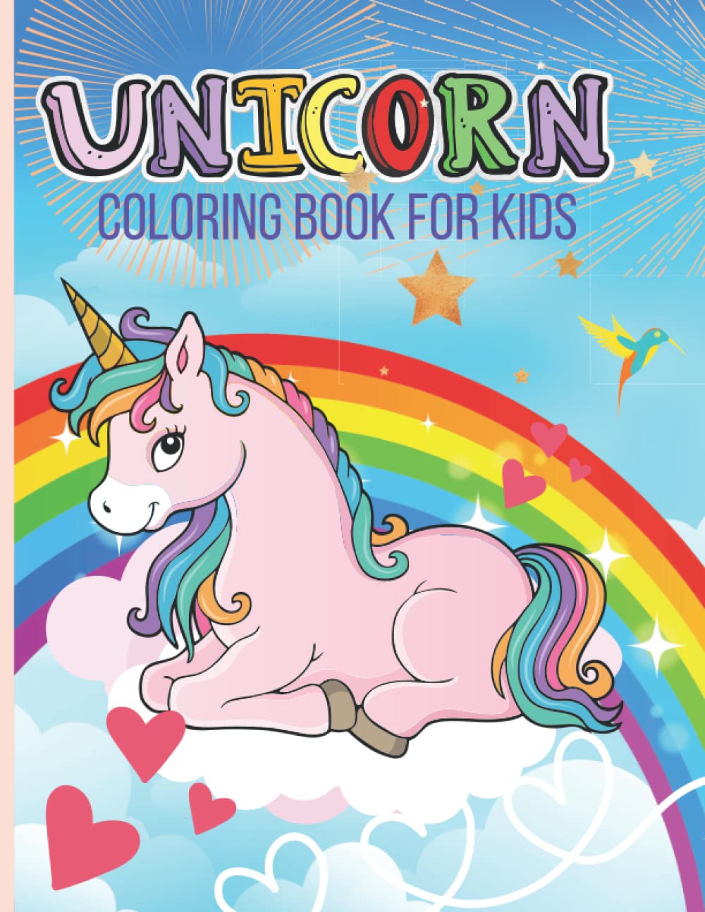 UNICORN COLORING BOOK FOR KIDS: Unicorn Coloring Book for Kids and Educational Activity Books for Kids age 4-8