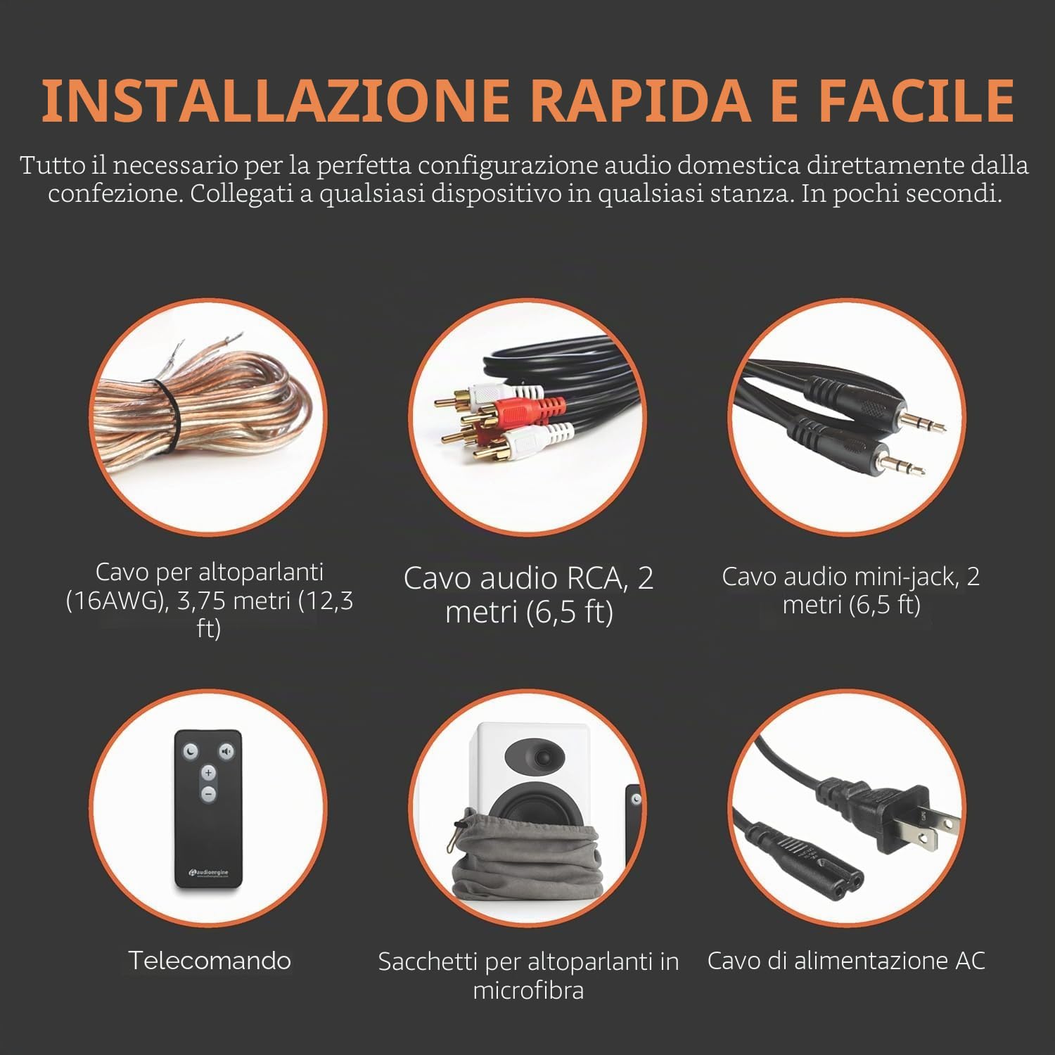 Audioengine Diffusori da scaffale amplificati per home theater A5 - Monitor da studio Premium da 150 W
