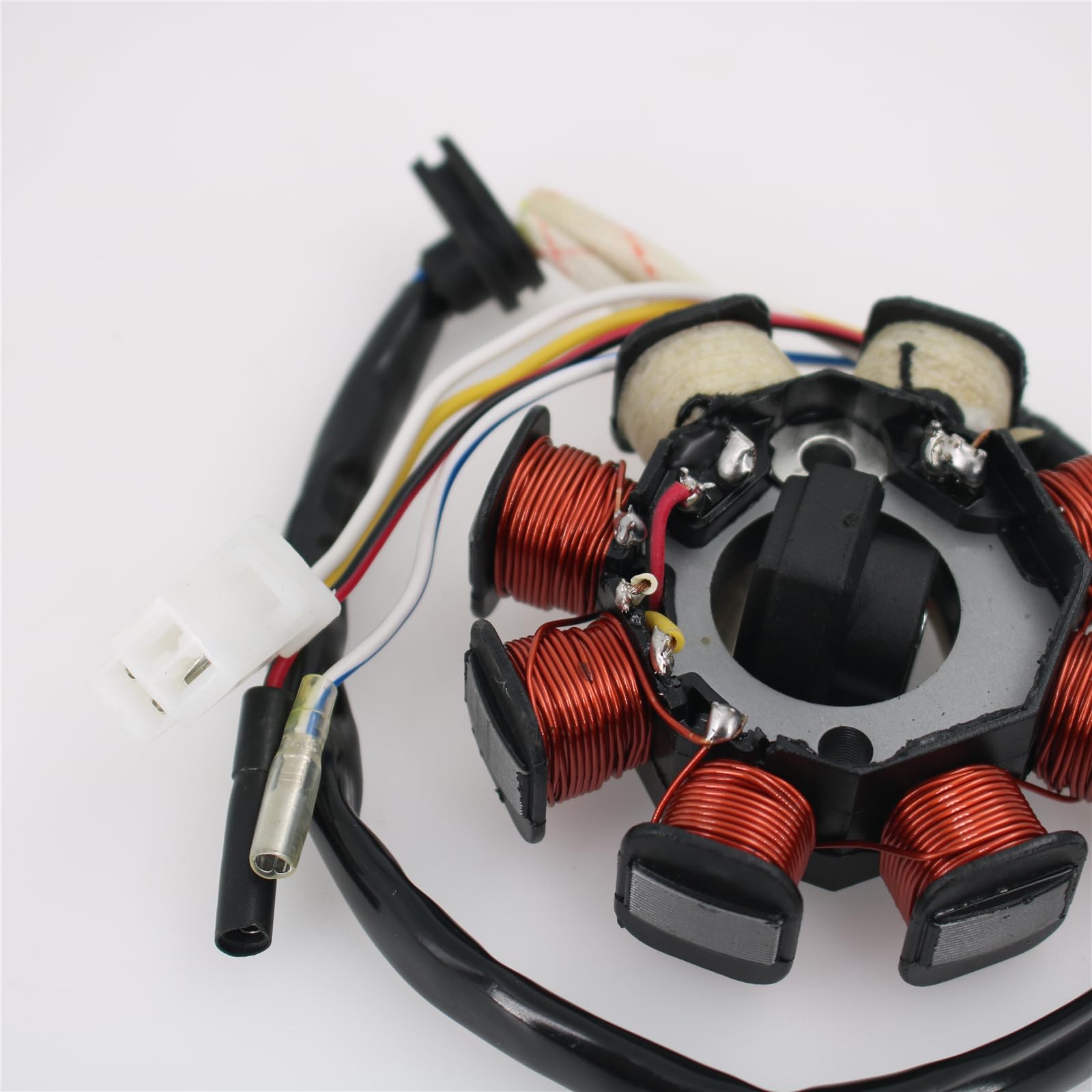 Zündstator Magneto 5-Draht DC 8-Pol Für GY6 Motoren 49cc–180cc – Roller, Moped, ATV