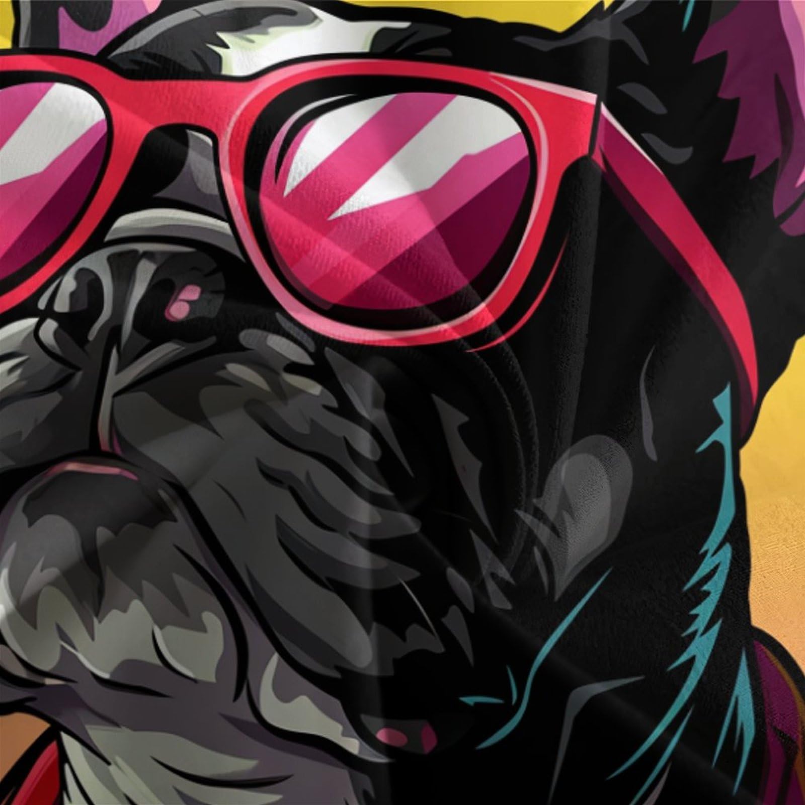 Stampato in 3D Bulldog francese Copertina Stampata Microfibra Disegnata Biancheria Da Letto Ipoallergenico Con 2 Federe,Double（200x200cm）, Per Adolescenti E Adulti