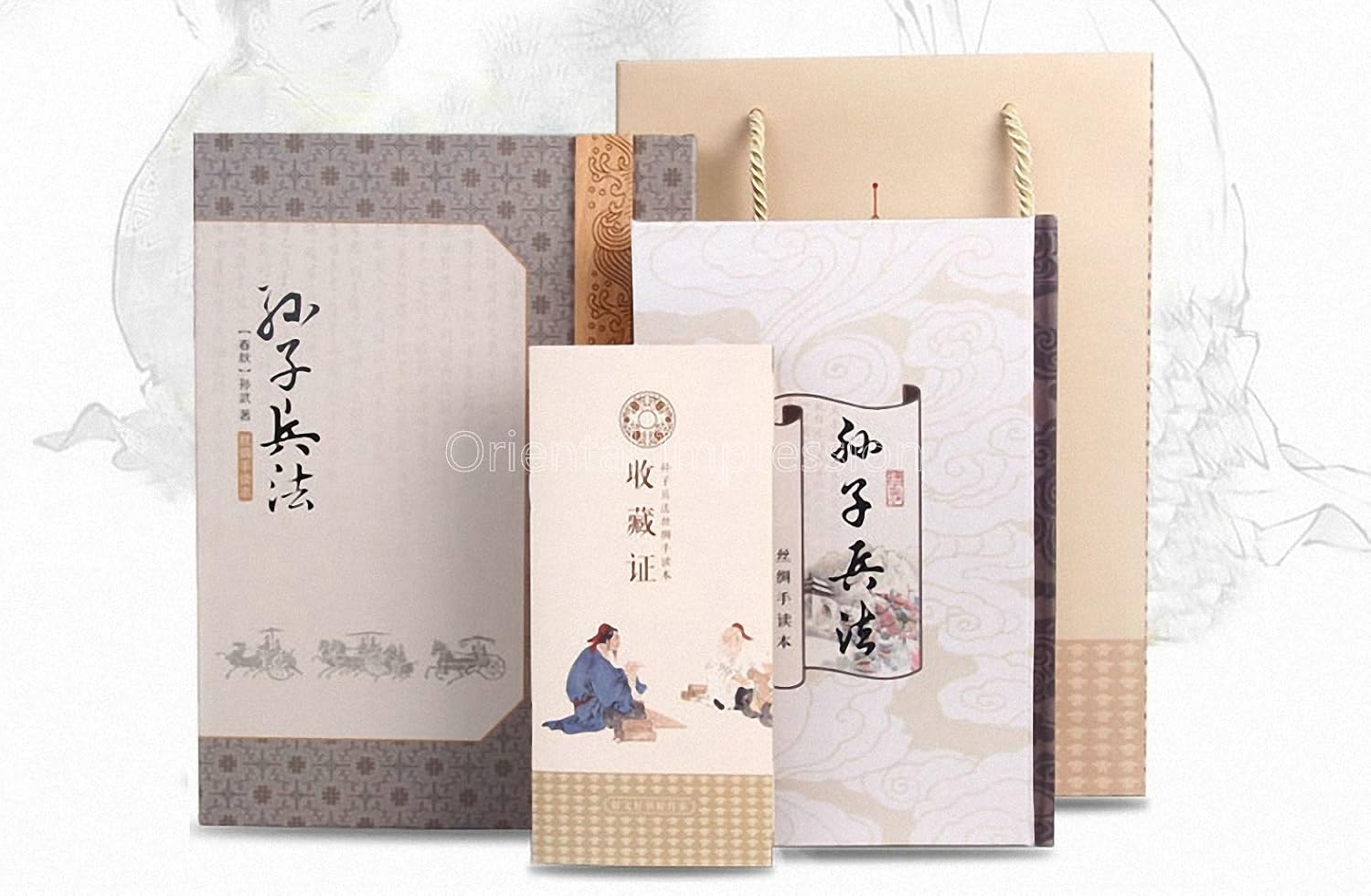 Master Sun's Art of War Silk Book- Gorgeous China Vest Series Pocket Silk Stamp Album Collection, Chinese&English Instruction - Business Gift, Meeting Gifts,Birthday Gifts,Culture Gift,Gift Package
