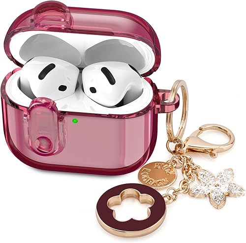 Miniatura 27 de Funda VISOOM 2025 transparente para Airpods iPods 4 con cierre de seguridad, funda para Airpod iPod 4 suave para Air Pods iPods de 4ª generación con