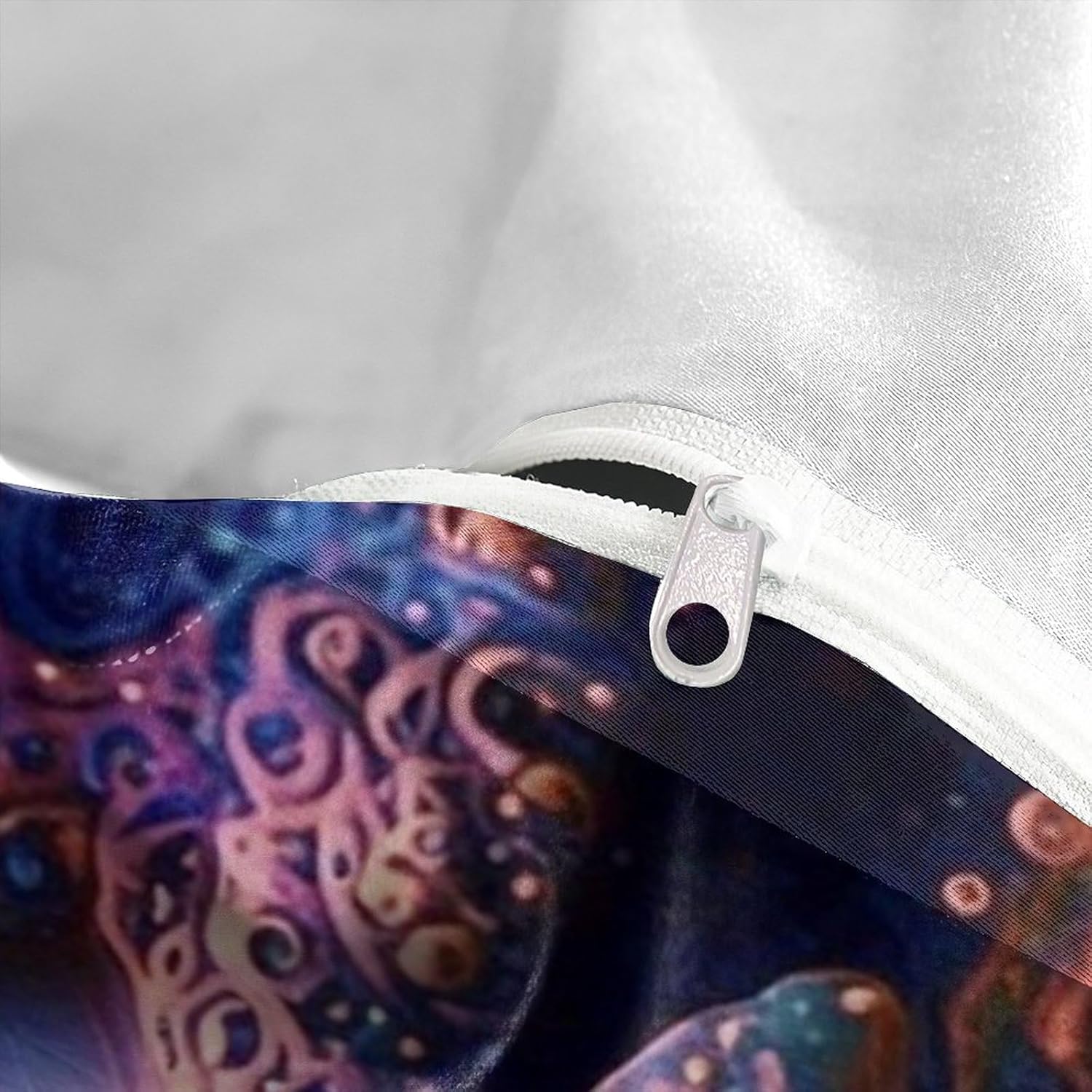 Printed Quilt Cover 3D Print Pillow Cases Bedding Set Soft Easy Care Bedding Quilt Cover Set Quilt Cover Children Room Decor 2 Pillowcases Twin（173x218cm）