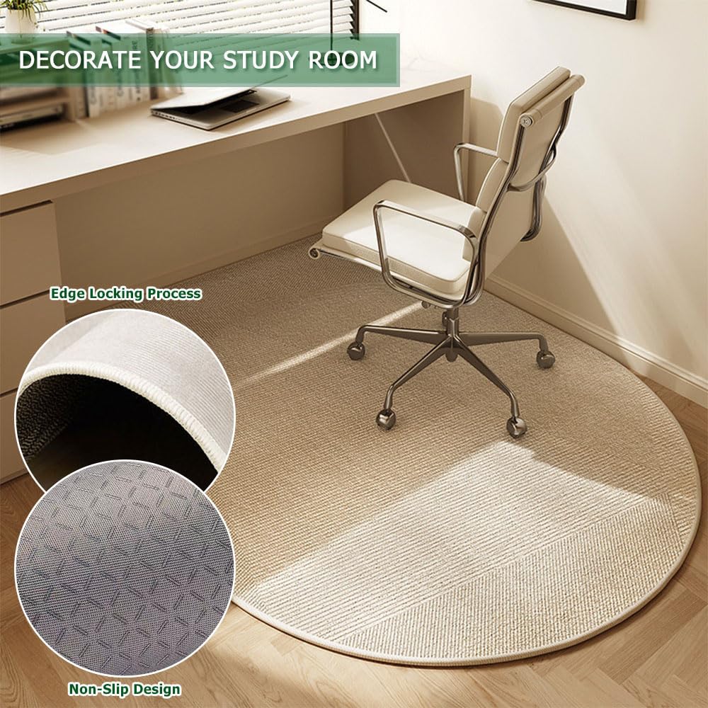 Bürostuhlmatte für Teppich & Hartholzbodenschutz – rutschfeste Gaming-Schreibtischunterlage für Computerstühle – stilvoll 100 x 120 cm schwarz – ideal für Holzböden
