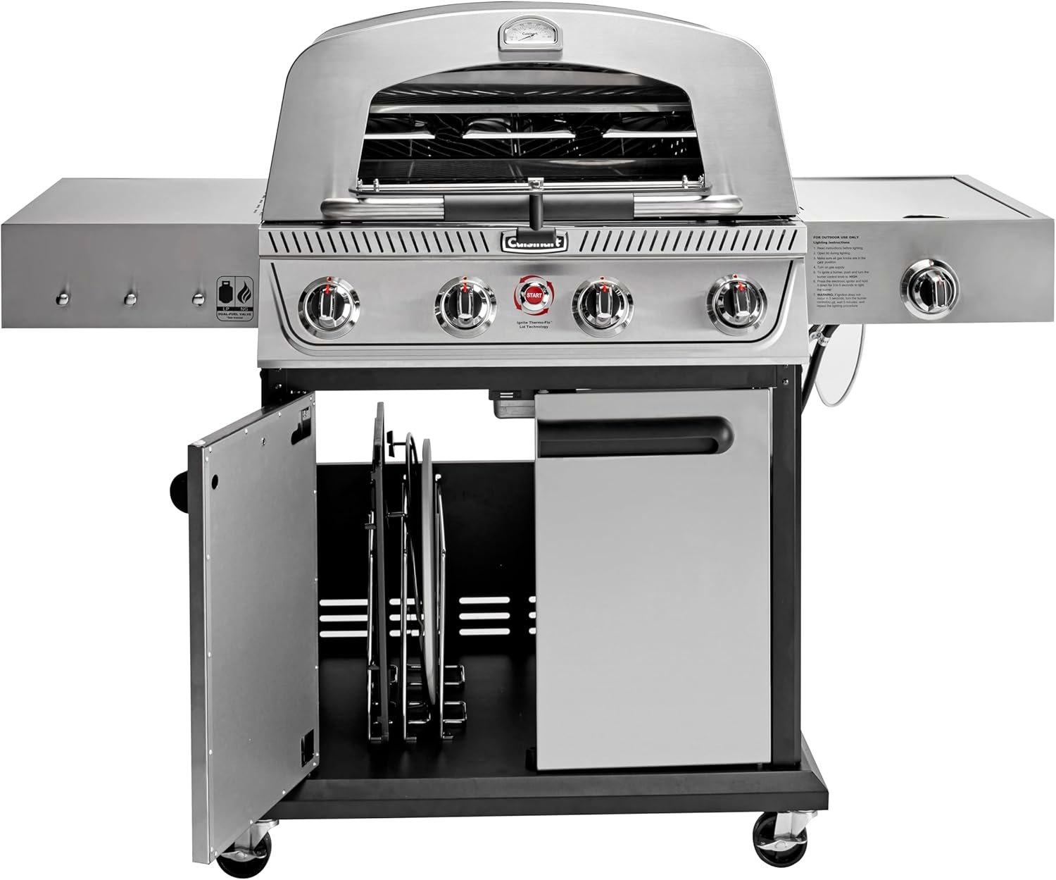 Cuisinart Propel+ 4-Burner 3-in-1 Gas Grill, Liberia Ubuy