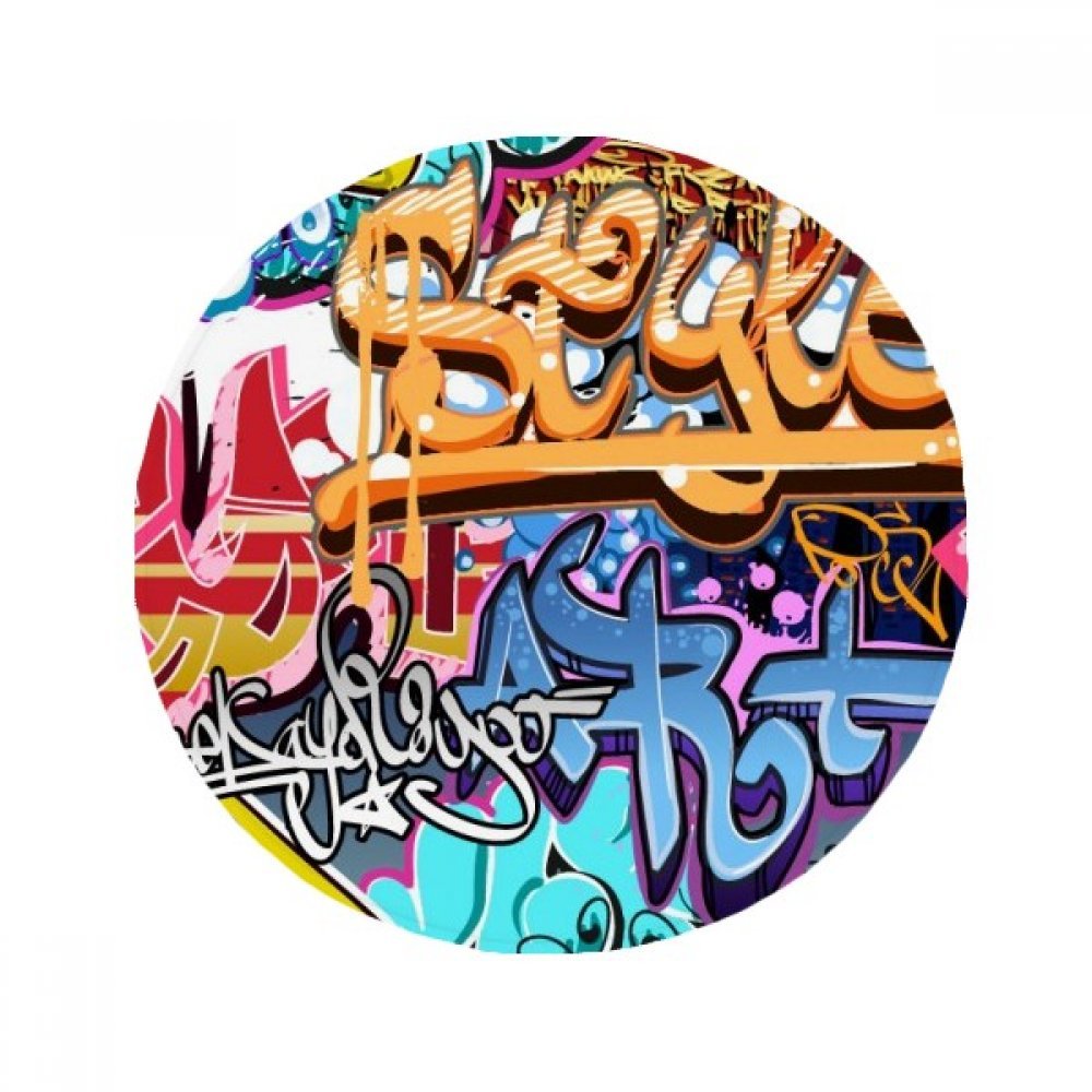 Tapis de bain crâne multicolore graffiti pour dynamiser votre décoration de salle de bain