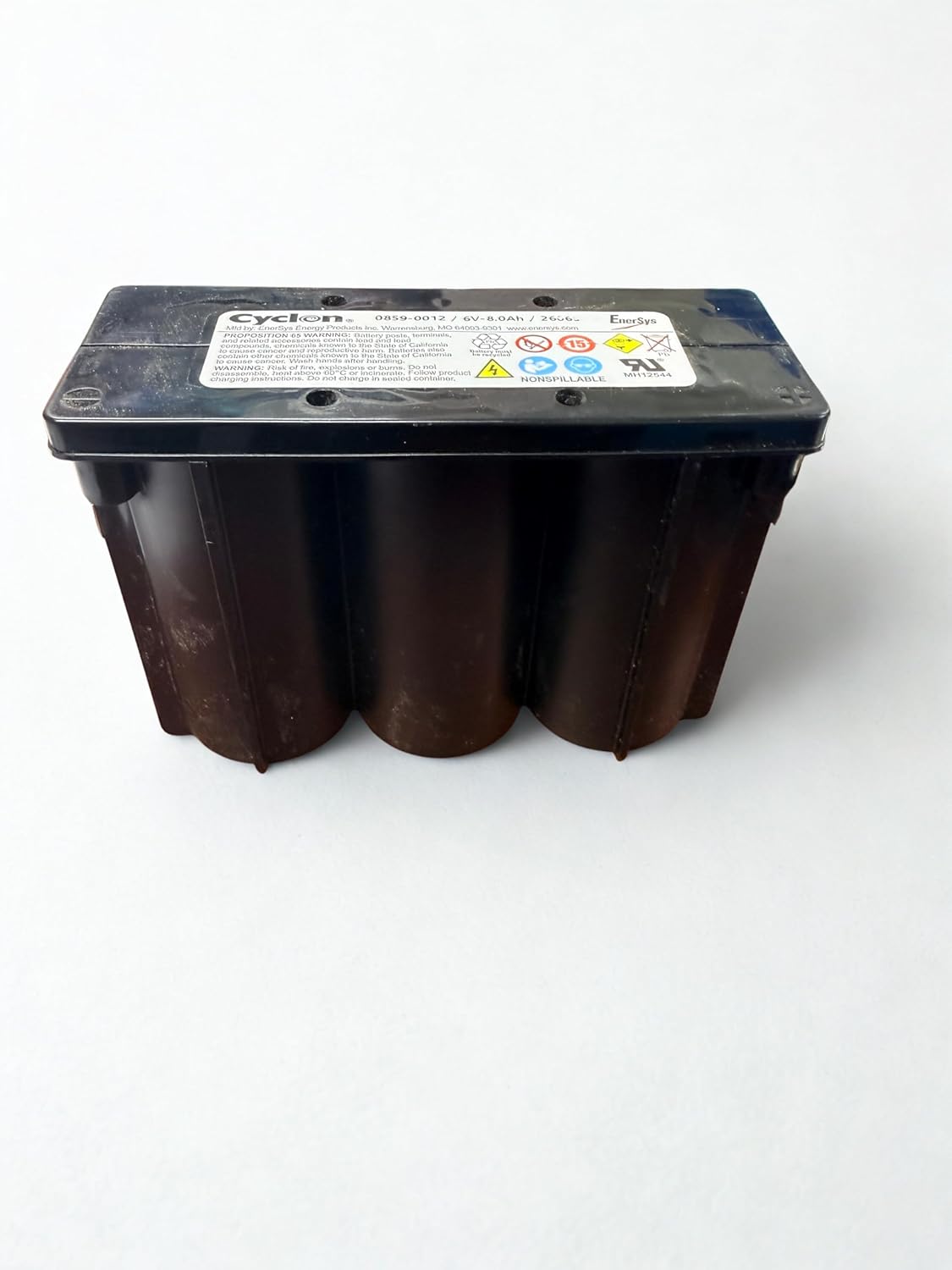 Cyclon 0859-0012/6V/8Ah, Rechargeable Replacement