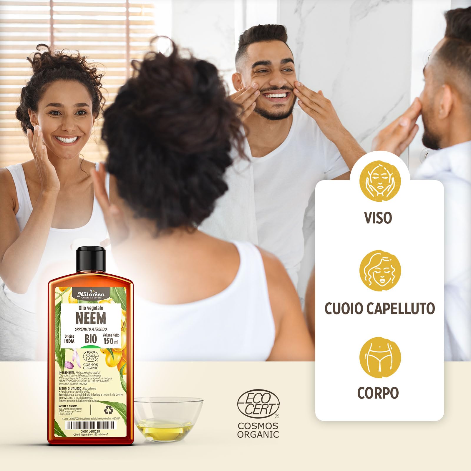 Olio di Neem Biologico 500 ml