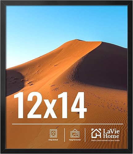 Miniatura 19 de LaVie Home Marco de fotos de 2 x 3, marco de fotos negro de 2 x 3 con plexiglás HD, marco de visualización de 2 x 3, 1 paquete, colección clásica