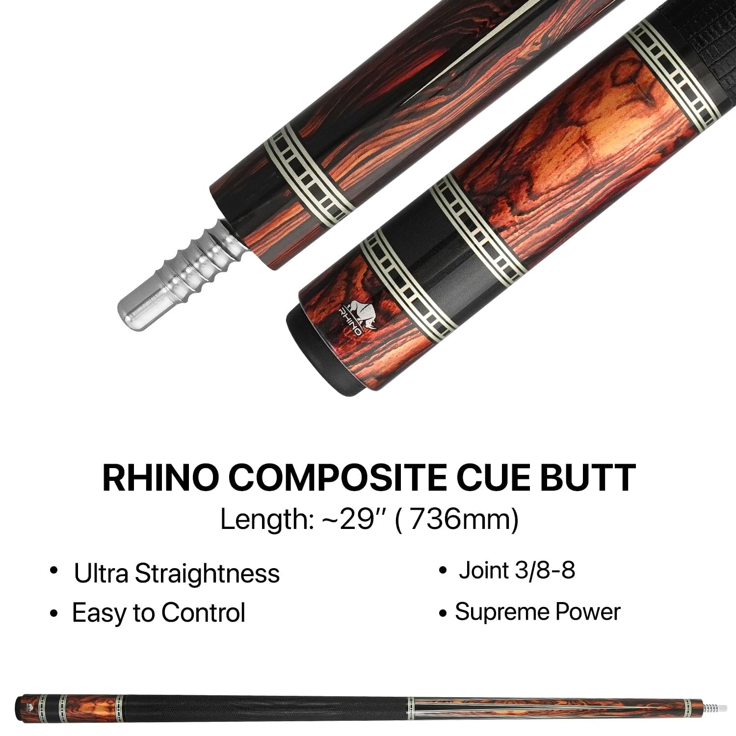 Amazon.co.jp: RHINO RETRO プールキュー - ココボロ - リザード