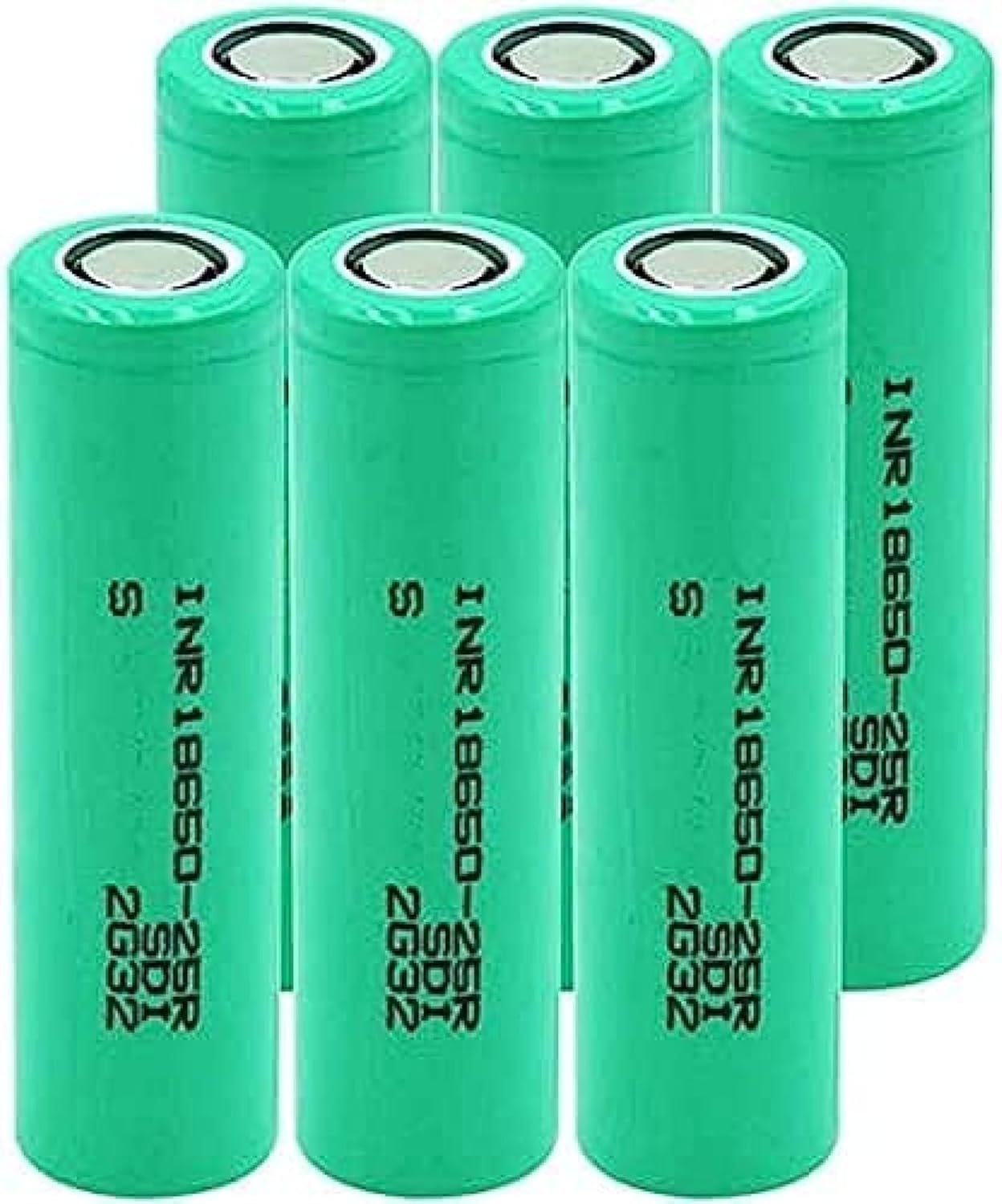 3.7V 2500Mah 20A Discharge Current Inr 1865025R Battery Cells