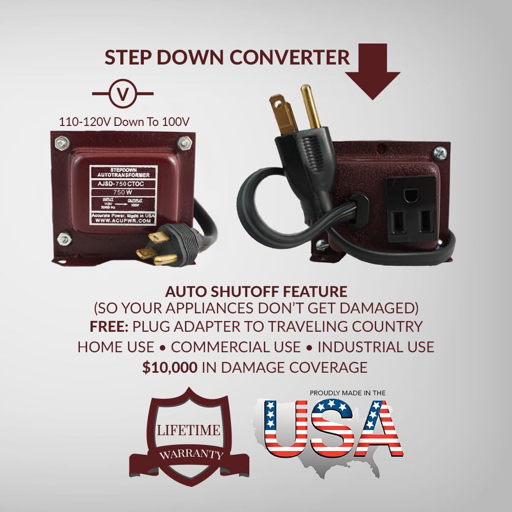 ACUPWR AJSD750 750Watt Mexico to USA/Canada 127130 Volts