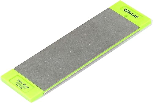 EZE-LAP DD8FC 3 por 8 piedra de afilado de diamante de doble cara FC, almohadilla antideslizante incluida