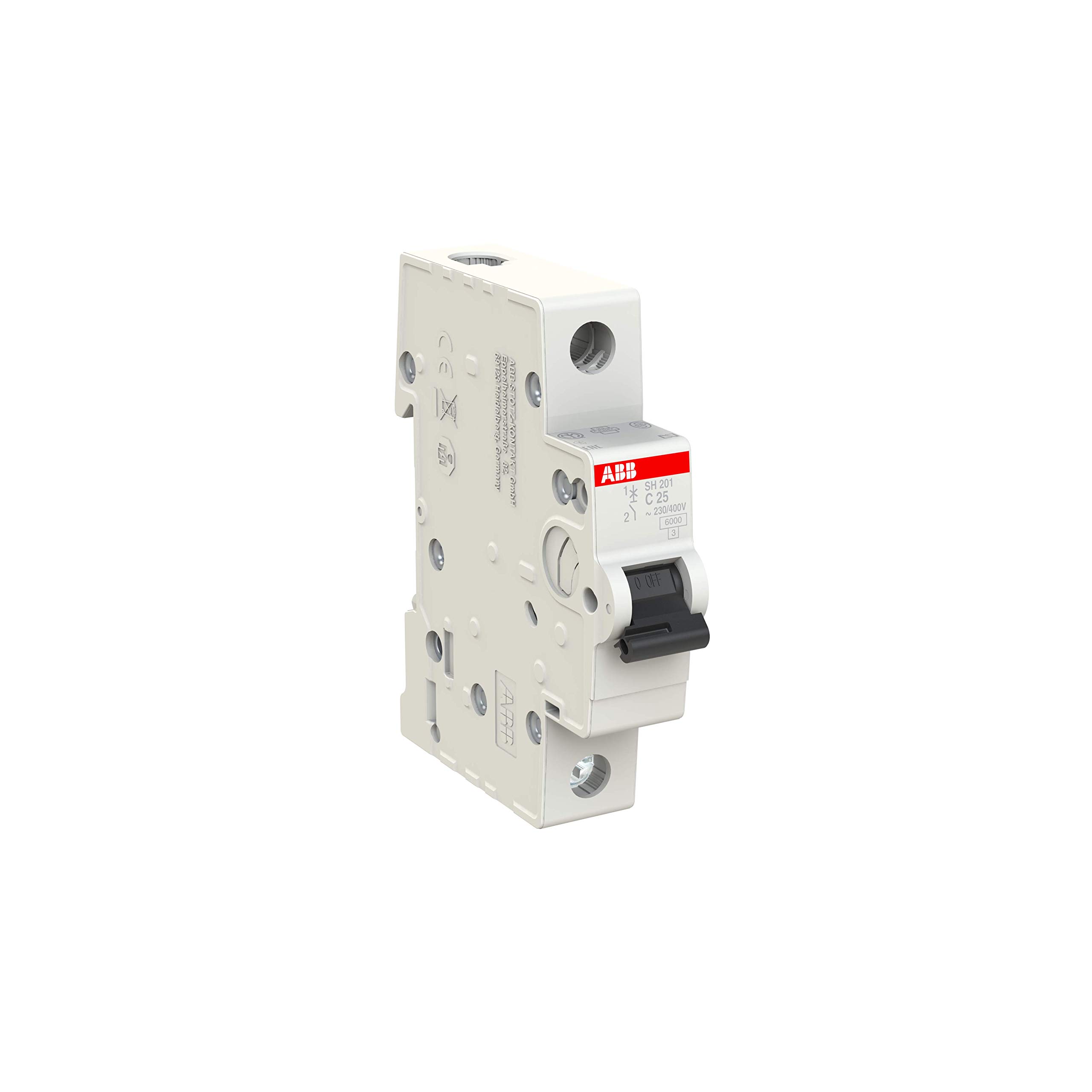 Image secondaire de ABB Disjoncteur miniature SH201-C25, 1 pôle, 25 A (ABB2CDS211001R0254)