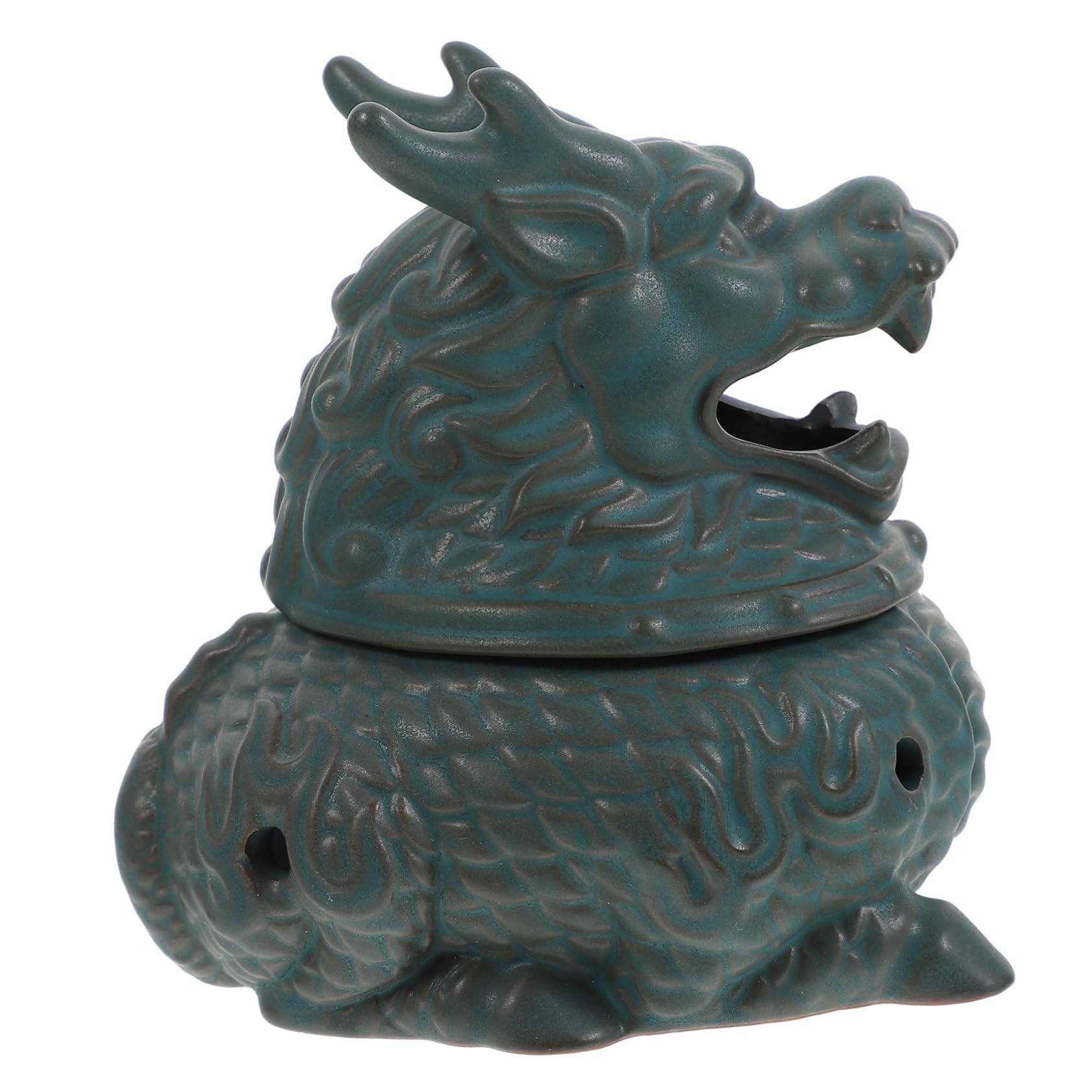 Bruciatore Incenso Ceramica Con Design Dettagliato Portaincenso Per Camera Da Letto Ufficio e Meditazione Supporto Stabile Per Coni Incenso