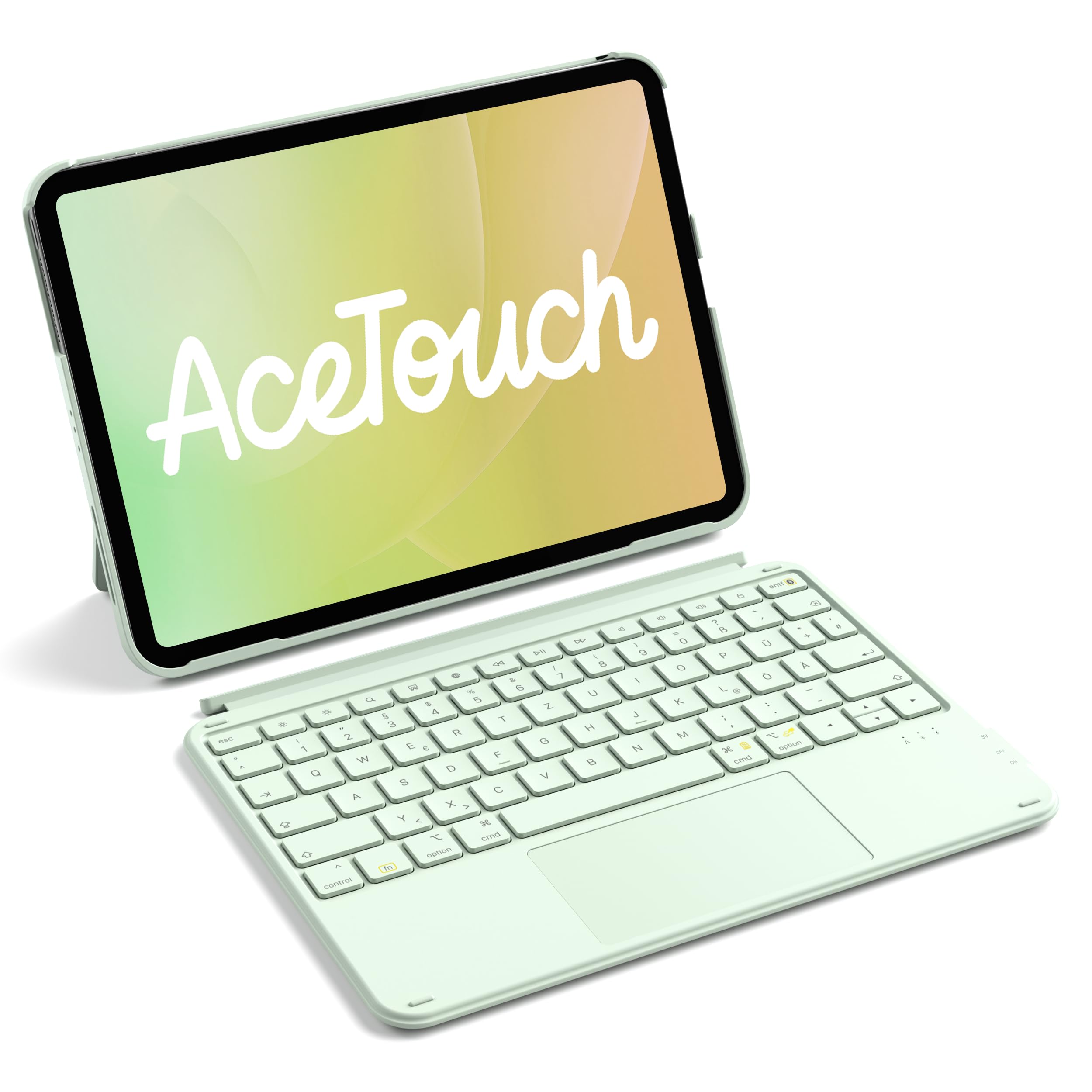 Inateck Hülle mit Tastatur,Ultraleichte Tastatur für iPad 10/11 Generation A16 2025 11 Zoll,iPad Air 11