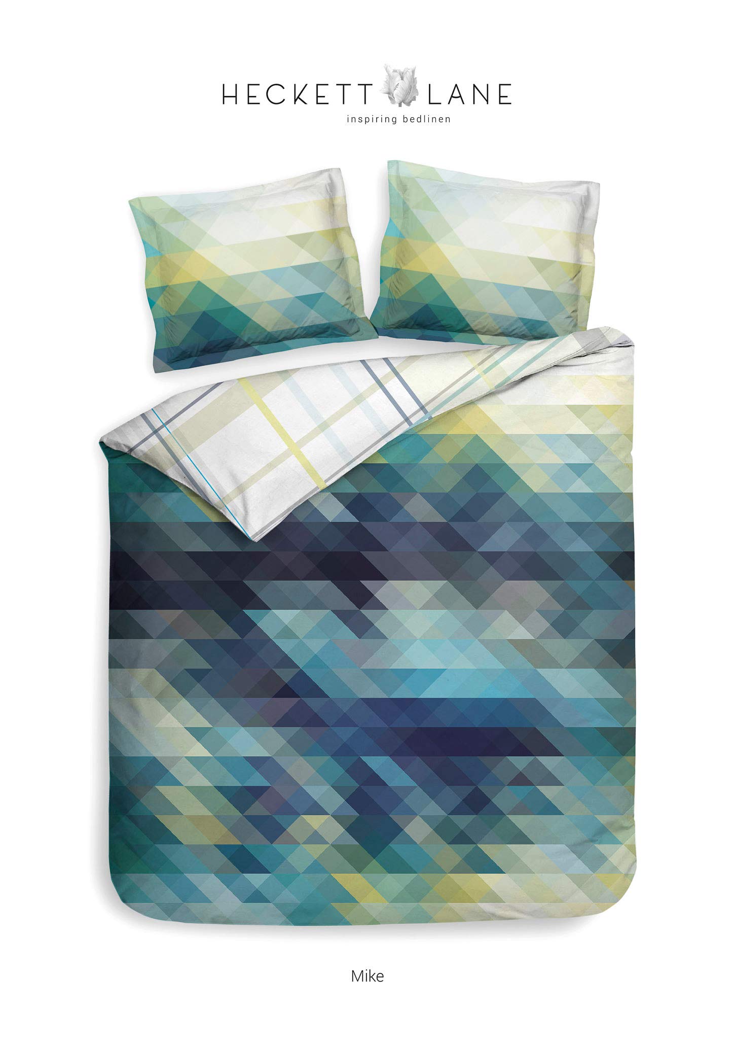 Heckett Lane Duvet Cover, Blue, 135 x 200 cm - Image 2