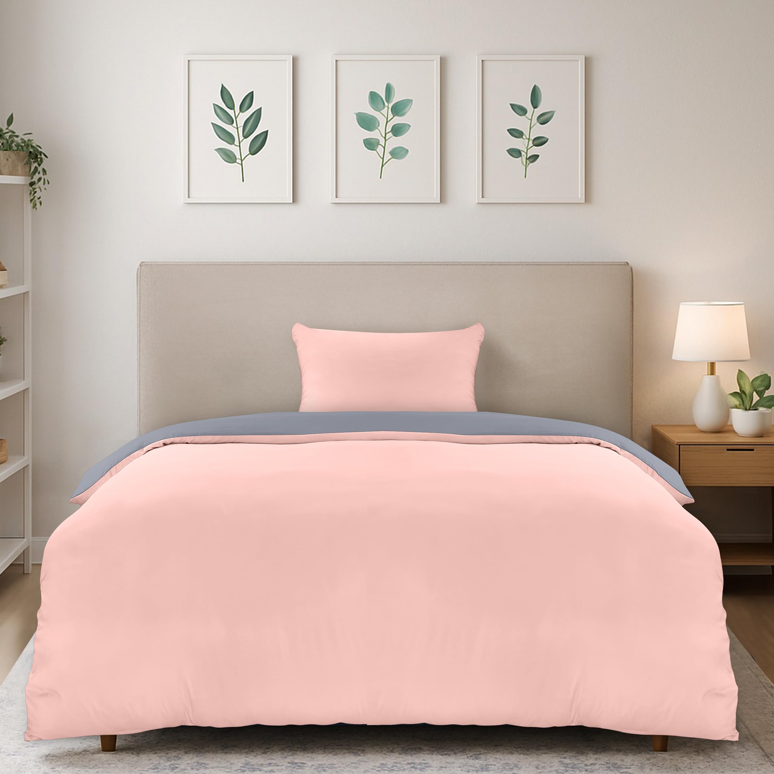 Utopia Bedding Duvet Cover Double - Soft Microfibre Polyester - Bedding Quilt Cover Set, with Pillow cases (Grey) — view 72