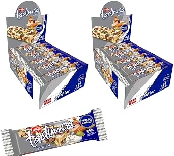 Tad m Sportif Bar Protein Kayna ,%65 Kuruyemi   erikli Enerji Bar , 30 gr, 40 Adet