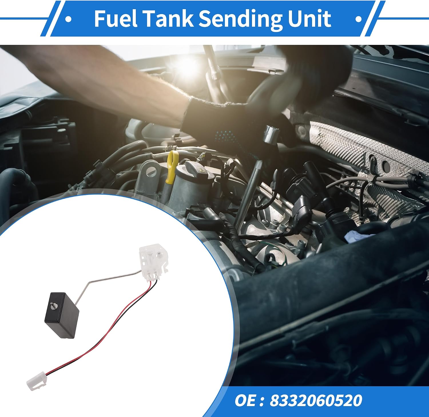 Fuel Tank Sending Unit Compatible for Toyota 4Runner 2010-2024 No.8332060520 – Corrosion-Resistant Housing & Sealed Connectors