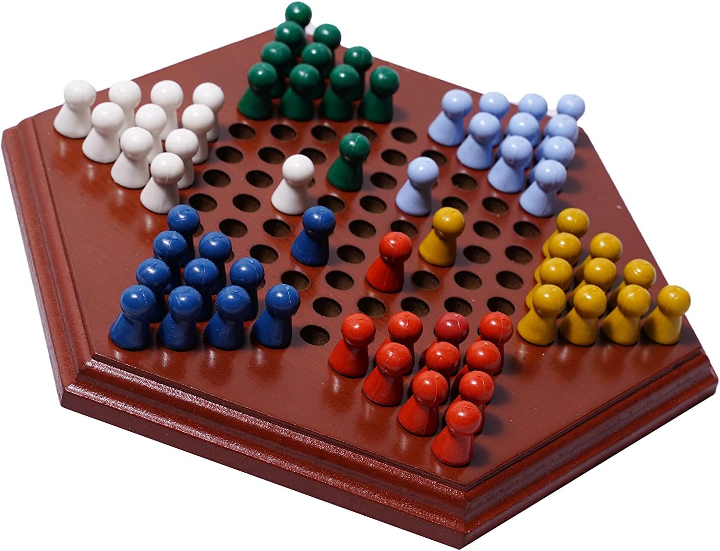 Shy Shy Let’s Touch The Sky Wooden Indian Checkers Board Game,for 5 years and above