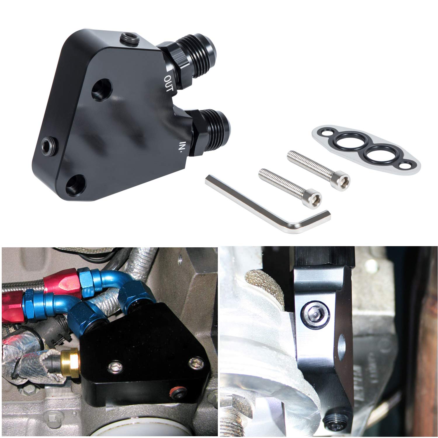 Buy Oil Cooler Adapter Kit fits for Corvette C6 C7 20052019/ GM LS1