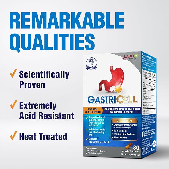 LABO Nutrition GASTRICELL Postbiotic Acid & Gastric Discomfort - 3 Pack