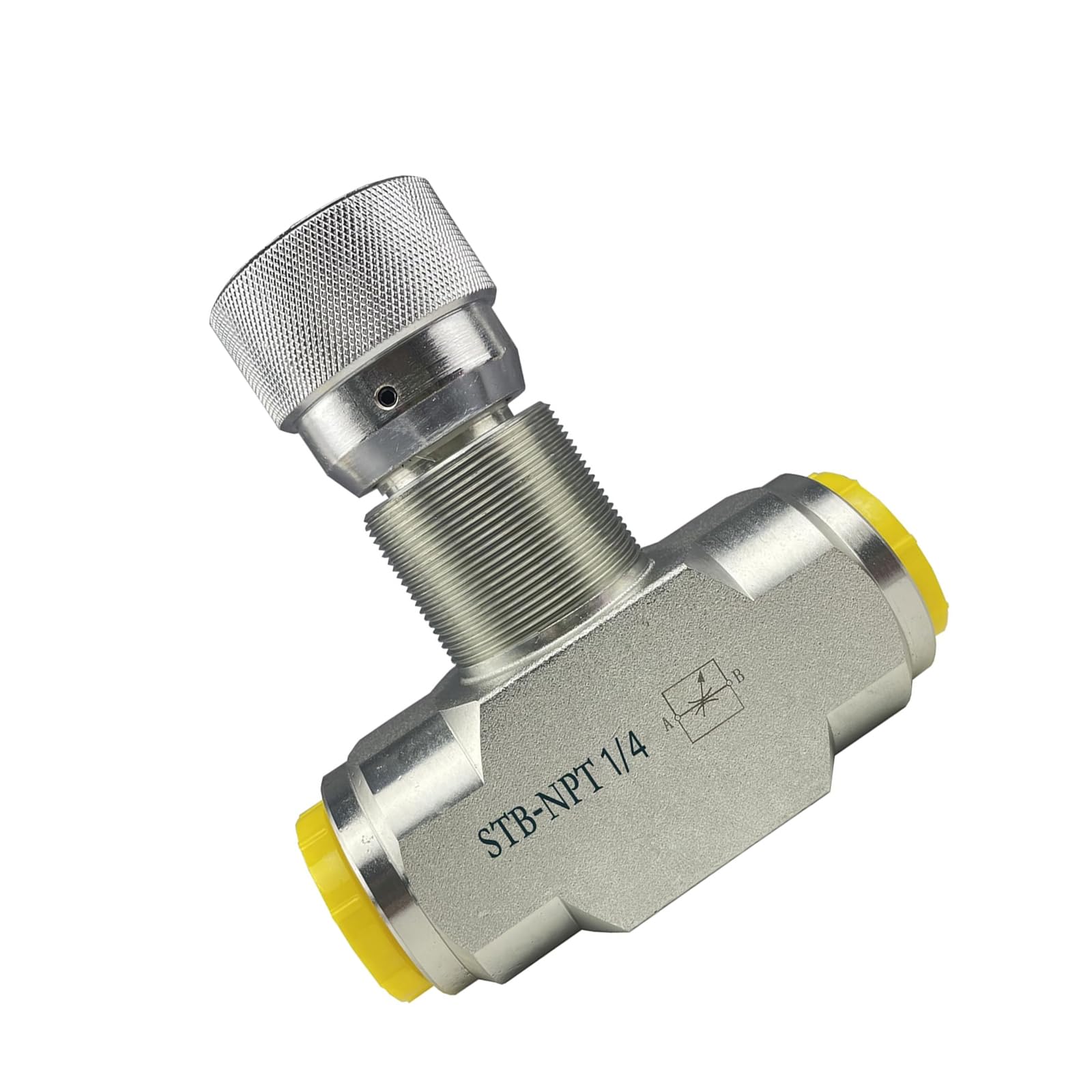 Valvole di controllo ad alta pressione di velocità del cilindro idraulico delle valvole di ritegno dell'acceleratore di singolo modo per gli accessori per tubi