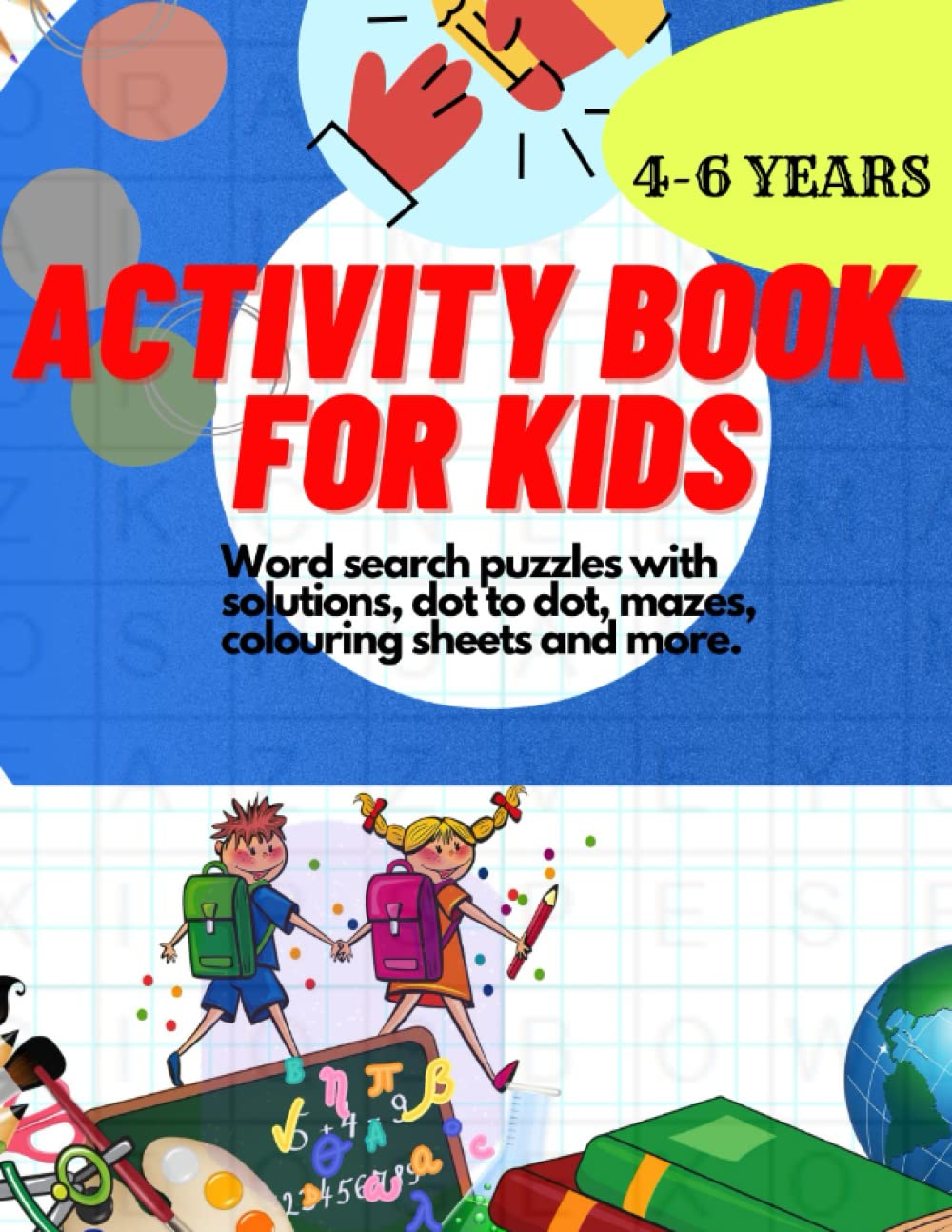 Buy Activity Book for Kids 4 to 6 years: Word search puzzles with ...