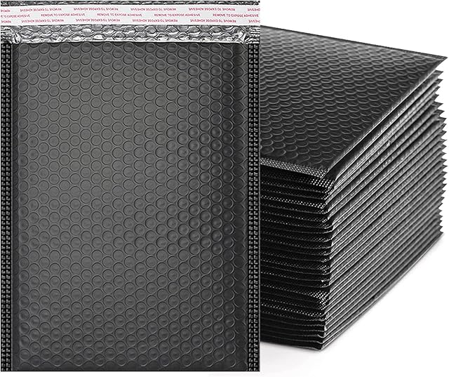 Padded Envelopes A6, Padded Bubble Wrap Envelopes Bags Small Bubble mailers Poly Bubble Mailers Self Seal Shipping Poly Bubble Mailers for Packaging, Shipping, Mailing, 20pcs (11 x 15 +4 Cm)