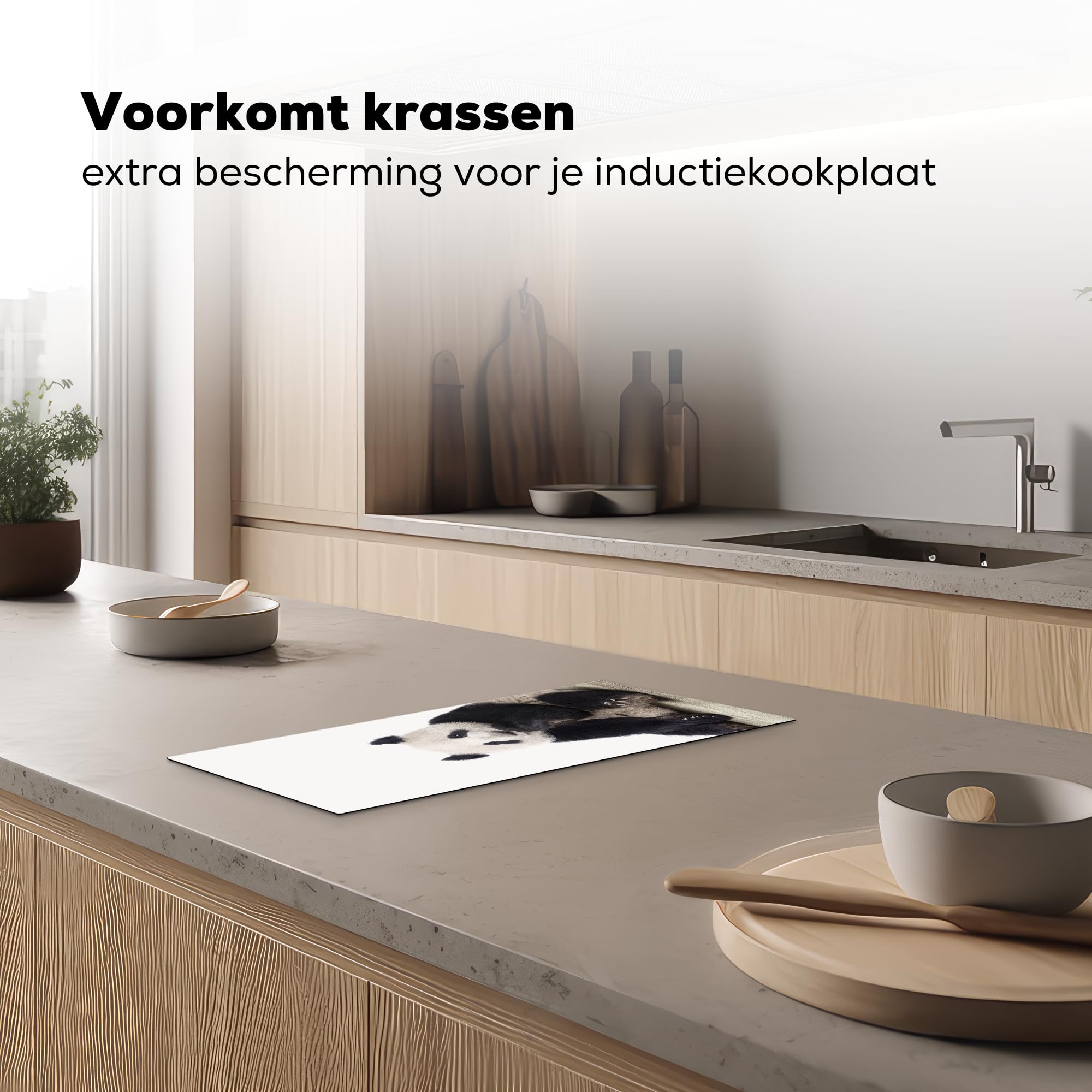 KitchenYeah® Inductie beschermer 80.2x52.2 cm - Een antieke