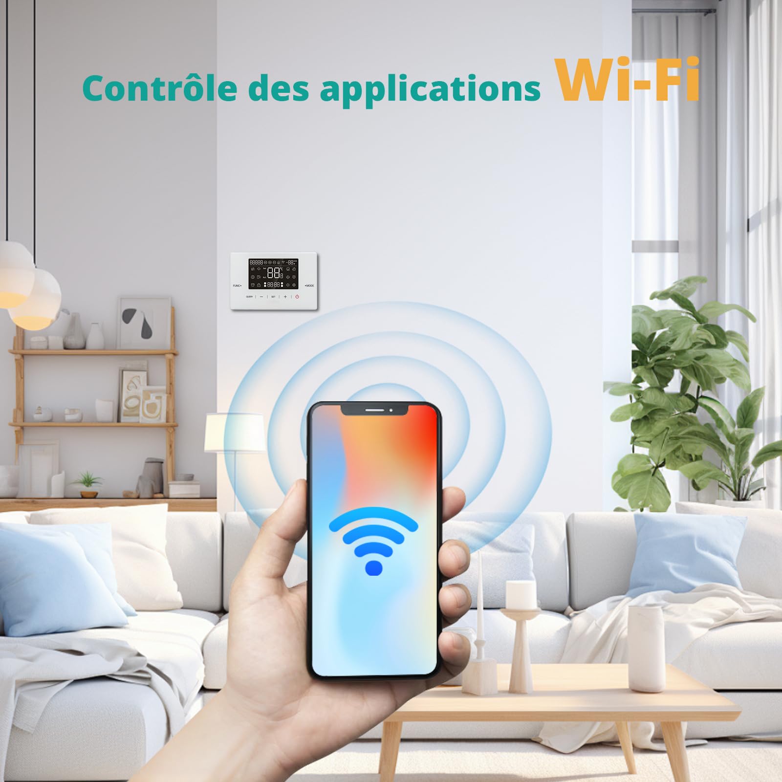 SMETA 16 KW Pompe à Chaleur Air Eau, R290, Monobloc, Pompe à Chaleur Maison MultifréQuence, ContrôLe Intelligent Wifi, Fonction Triple - Refroidissement, Chauffage et Eau Chaude, Mode Silencieux, A+++