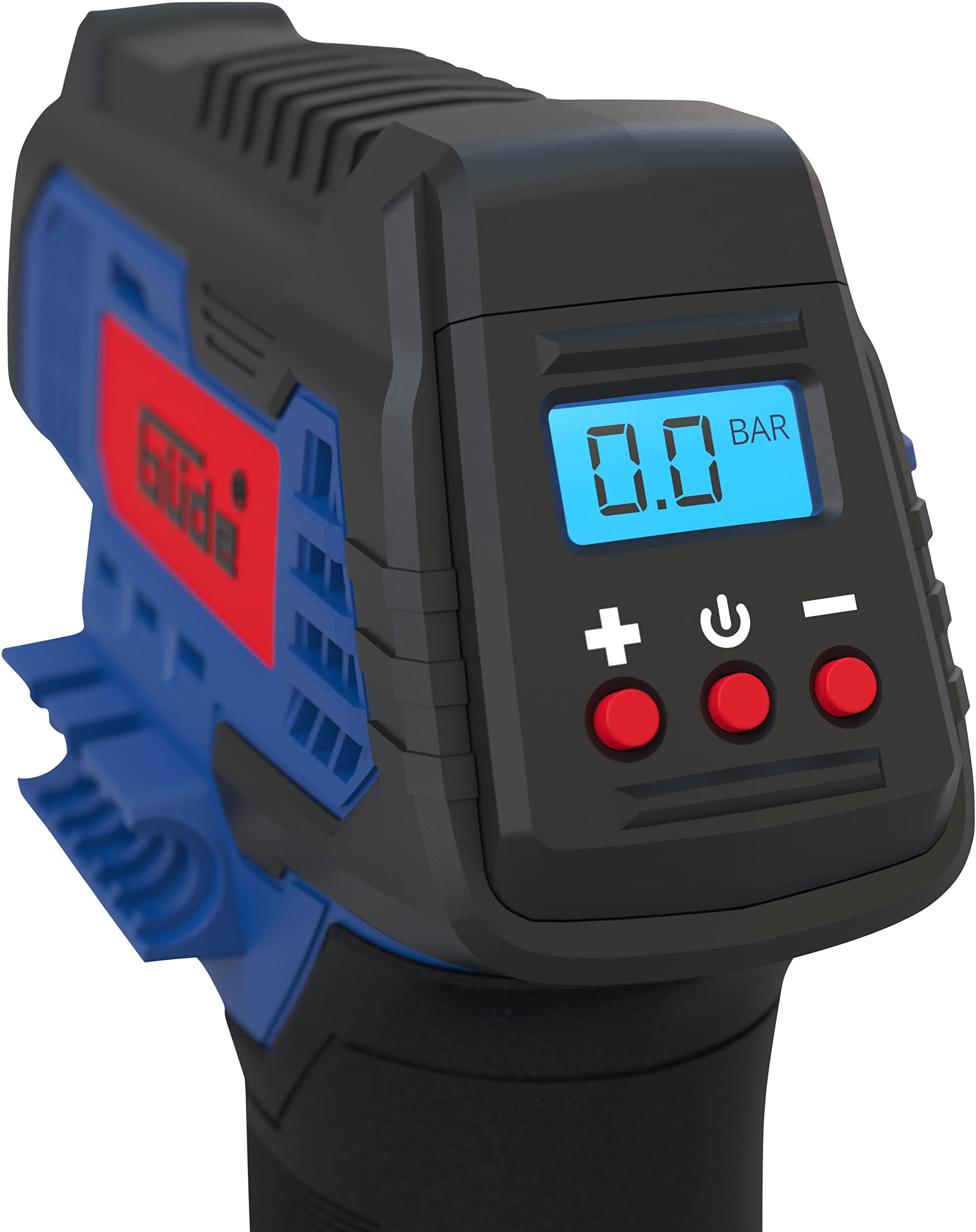 Güde Set di compressore a batteria e pompa ad aria KLS 18 – 0 (18 V, pressione massima: 7 bar, eff. quantità di consegna 0 bar: 30 l/min, flusso d'aria: 45 m³/h, lampada da lavoro a LED, manometro