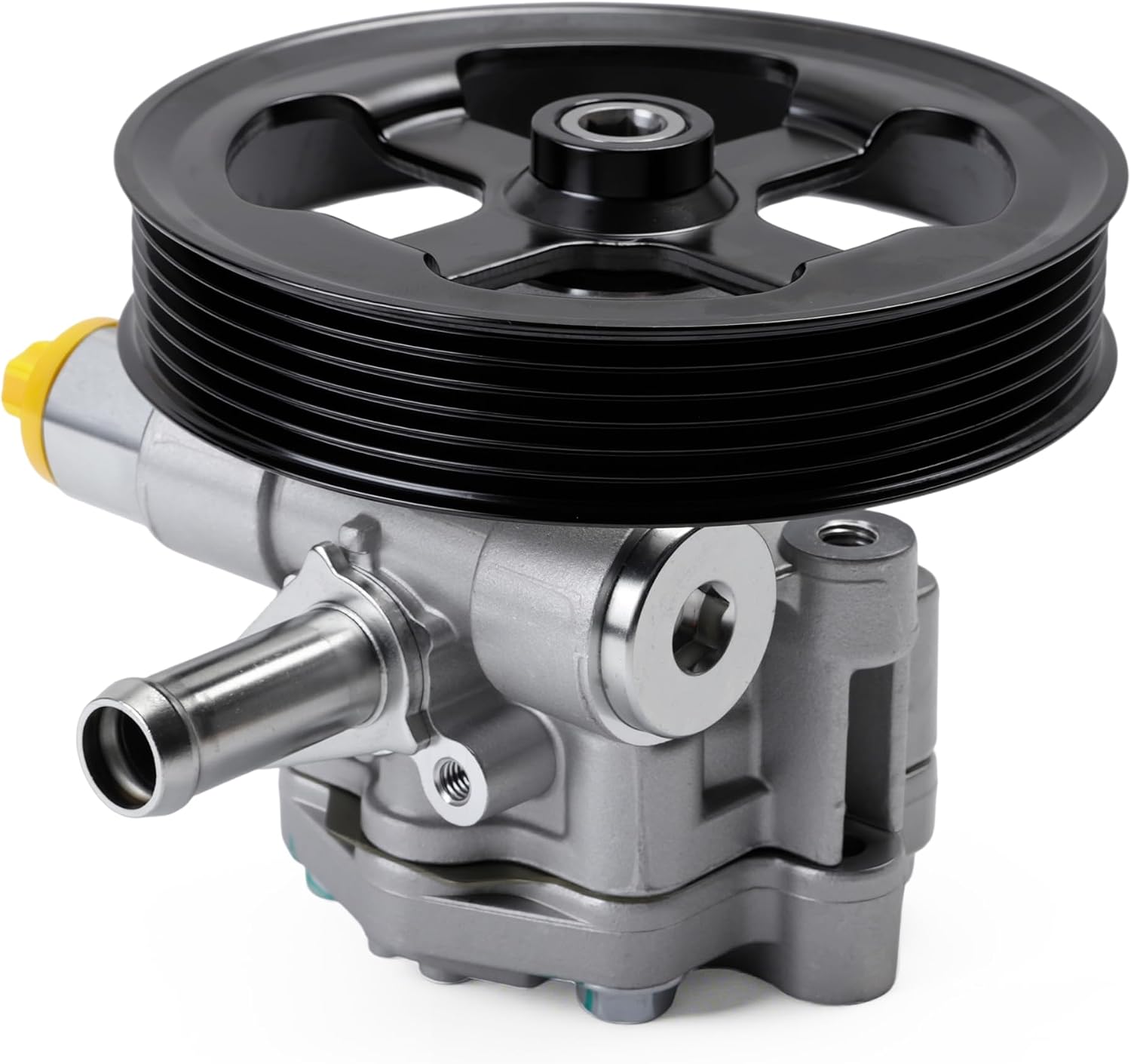 Power Steering Pump with Pulley, for Dodge Caliber 2007-2009 L4 1.8L for Caliber 2007-2012 L4 2.0L/2.4L, for Jeep Compass Patriot 2007-2017 L4 2.0L/2.4L, OE 20-2401 5105048AA 5105048AB