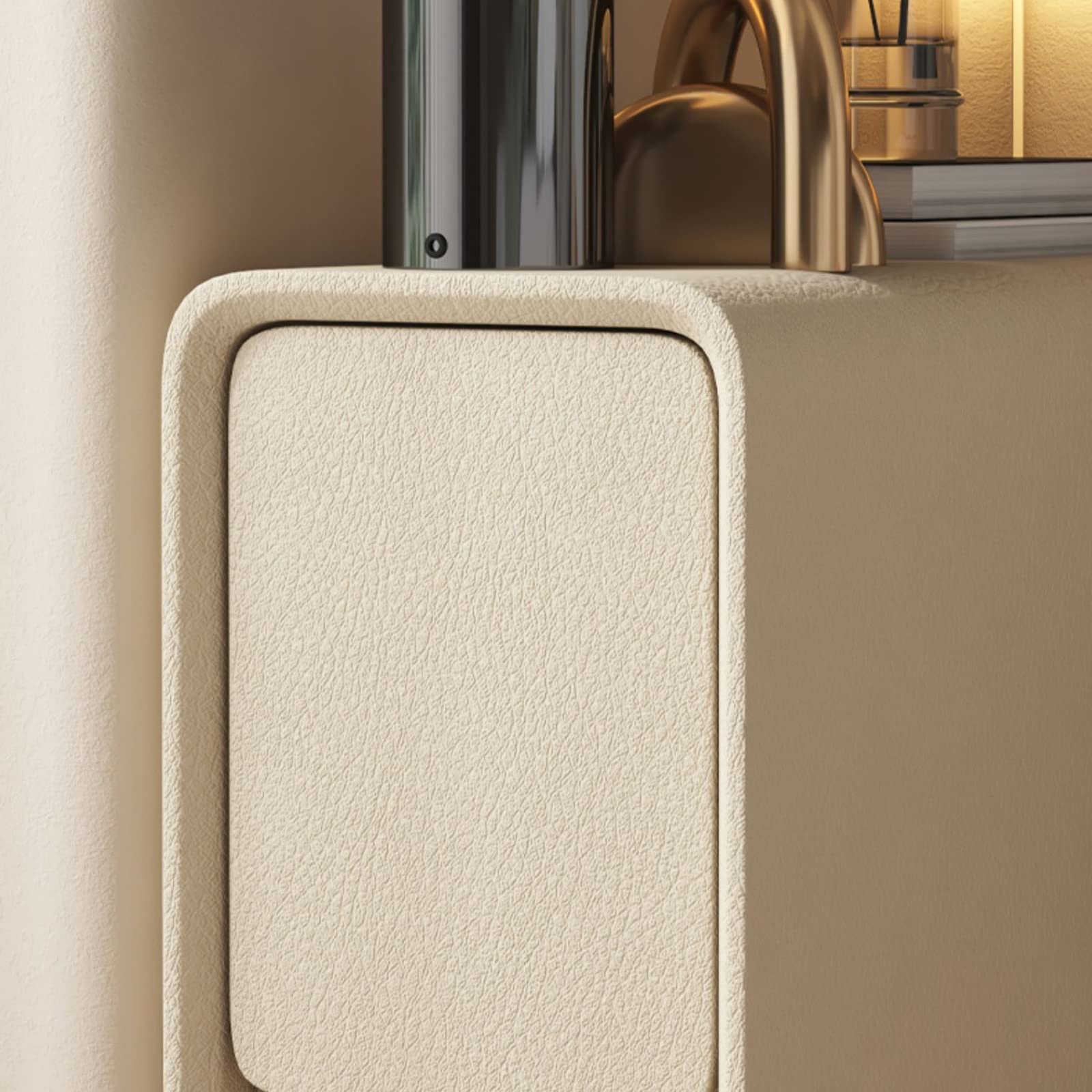 Mesa de noche de la mesita de noche con 2 cajones de madera completamente ensamblada No Mesas de ensamblaje/mesa lateral/mesita de noche/Catinda para la oficina del dormitorio de la sala de estar,