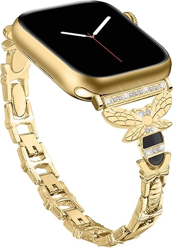 OUTLET - Correa de reloj fácil de ajustar, compatible con Apple Watch de 1.49, 1.57, 1.61, 1.65, 1.65, 1.73, 1.73, 1.77 y 1.77 pulgadas, para mujer,