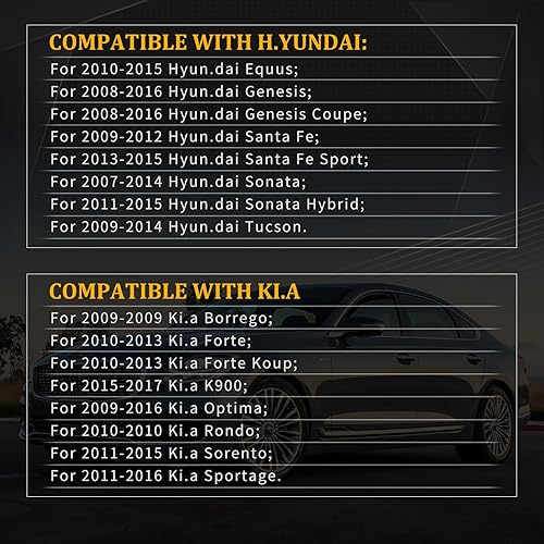 Miniatura 2 de Paquete de bobinas de encendido para Kia Optima 2009-2015 2.4L L4, para Hyundai Sonata 2010-2014 2.4L L4; reemplaza # UF611 C1667 C1669, 4 unidades.