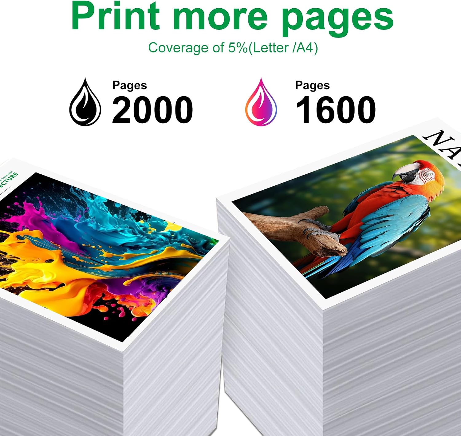 952XL Ink Cartridges Combo Pack, Compatible 952 XL Ink Cartridges for HP OfficeJet 8702 Officejet Pro 8720 8702 8710 7740 7720 8725 8715 8210 8740 Printers (4 Pack, BK/C/M/Y)
