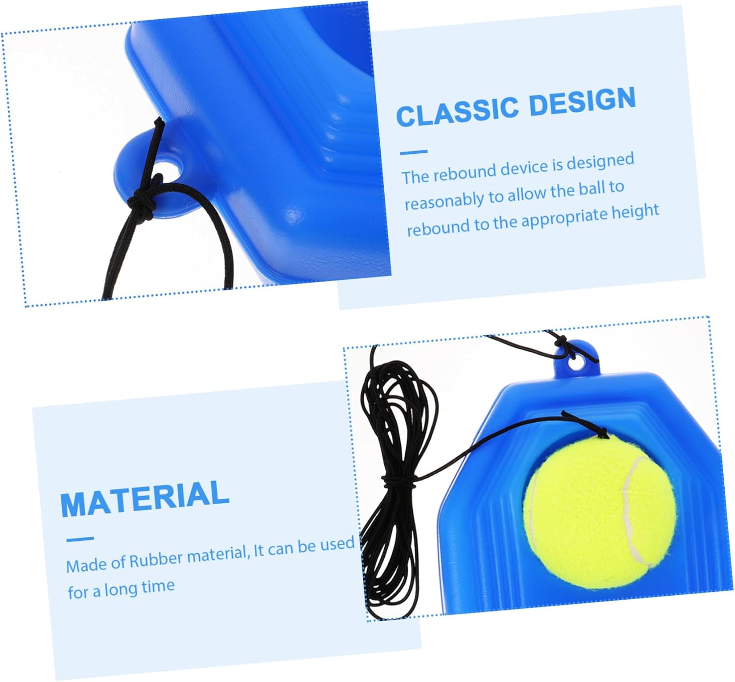 BESPORTBLE Tennis Trainer Machine Tennis Device Tennis Practice Device Tennis Practice Equipment Training Tool