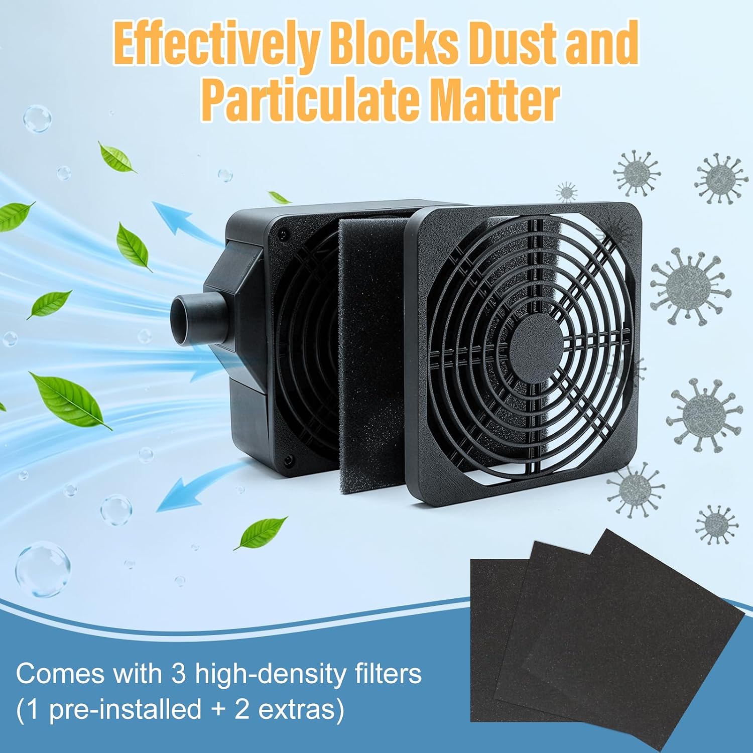 CPAP Hose Dryer for Universal 22mm/15mm Tubing, Quick-Dry CPAP Tube Blower Fan with Adjustable Speed, Powerful Cleaning Supplies Kit for Hoses